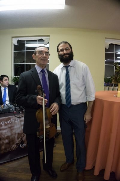 With Rabbi Mendy Dubrowski